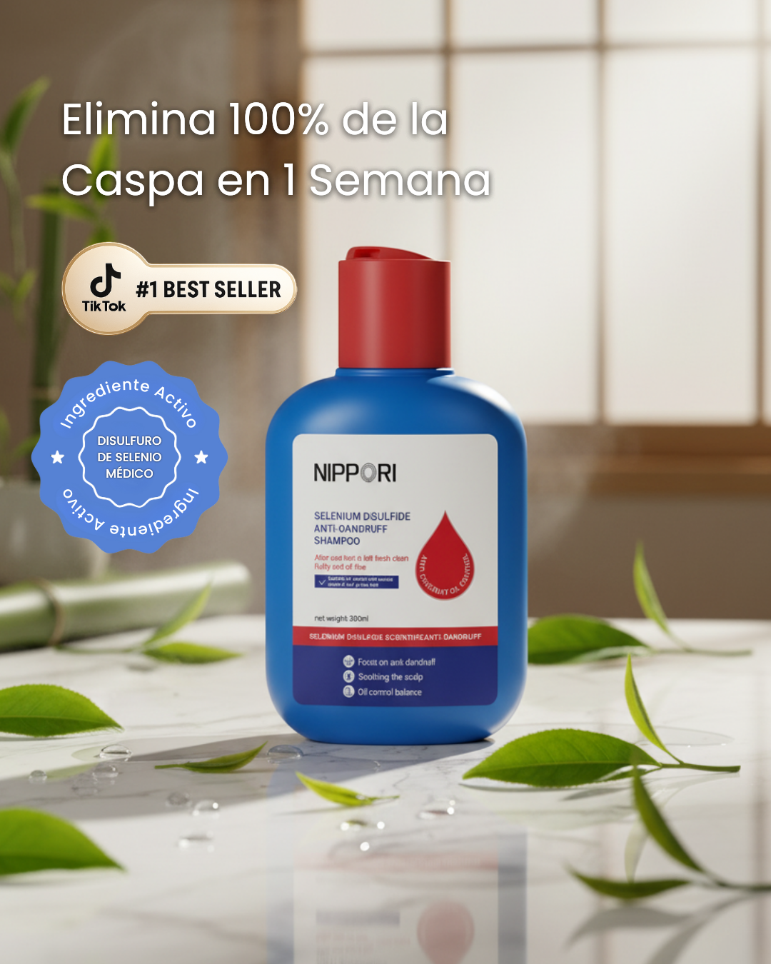 Shampoo Nippori | Anti-Caspa Medicado